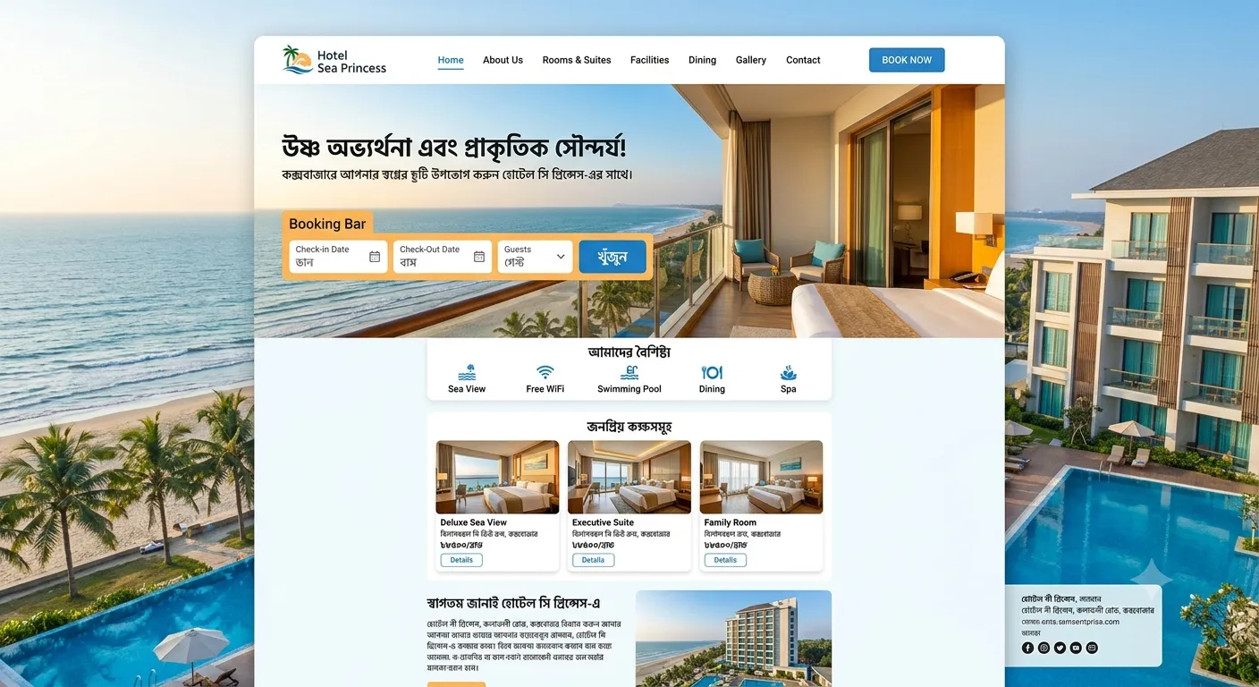 হোটেল ওয়েবসাইট